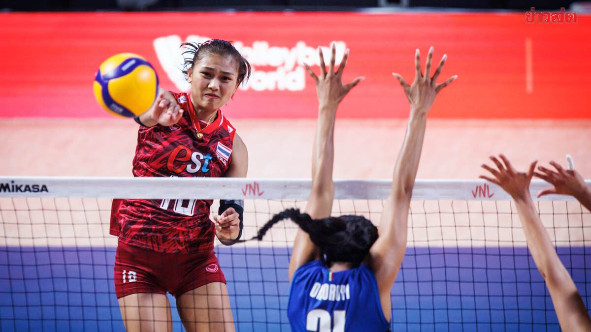 Open the statistics of 3 players, Thai women's national team hitters top score Great Italian defeat game fast168