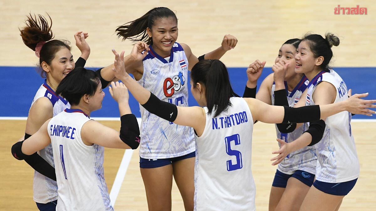 Volleyball boom! Thai girls vs. Dutch, Channel 7, swept the ratings as high as 9.2 -superwinway