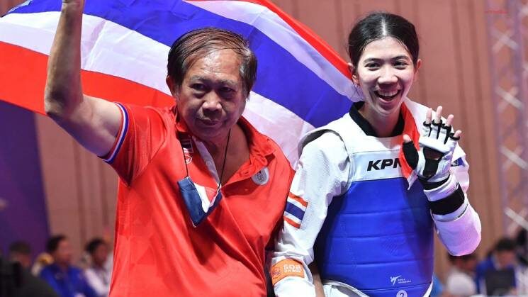 Panipak reveals that Taekwondo Prime Minister asked to stay and help hunt for SEA Games gold medals in Thailand. superwinway